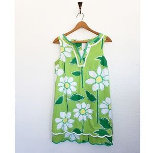 Lily Pulitzer green floral dress